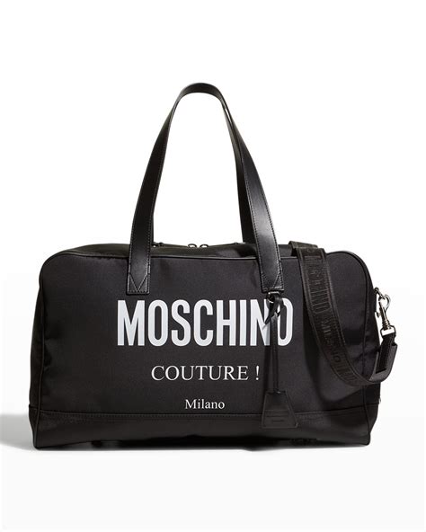 Moschino Mens Two Tone Cargo Shoulder Bag Neiman Marcus