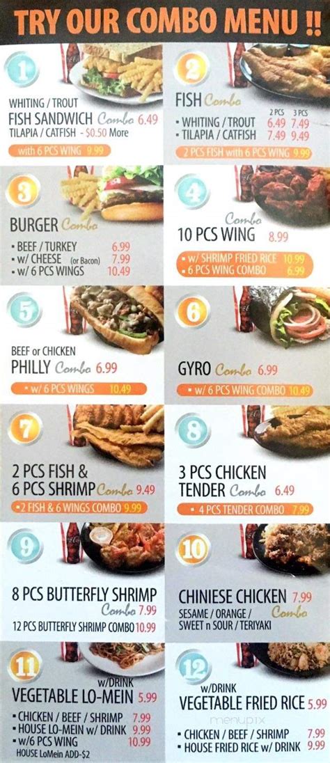 List Of Kings Fish And Wings Menu References