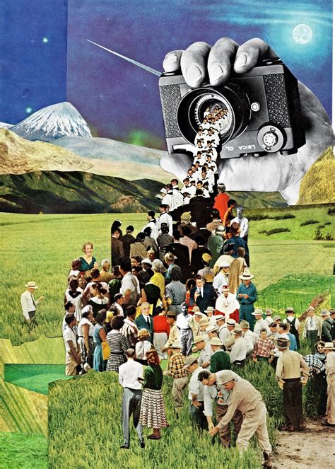 retro futuristic magazine collage art by ben giles surreal collage art collage art projects