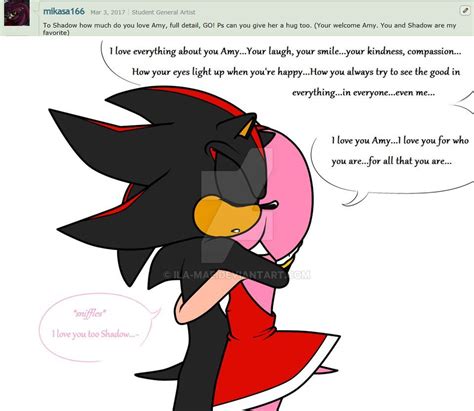 Ask Shadamyquestion 28 By Ila Mae Shadow And Amy Sonic And Shadow