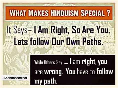 What Makes Hinduism Special Hinduism Special Sayings