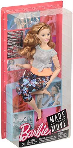 Barbie Made To Move Doll Curvy With Auburn Hair