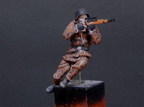 Wip Critique German Sniper Andrea 90mm Planetfigure Miniatures