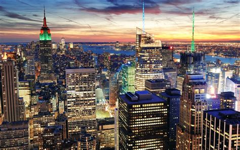 1680x1050 New York City Top View 1680x1050 Resolution Wallpaper Hd