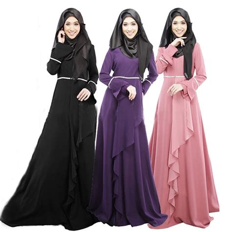 Eid Muslim Dress Islam Caftan Kaftan Women Abaya Dresses Girls Muslim