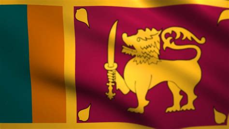 Sri Lanka Flag Waving Animated Using Mir Plug In After Effects Free