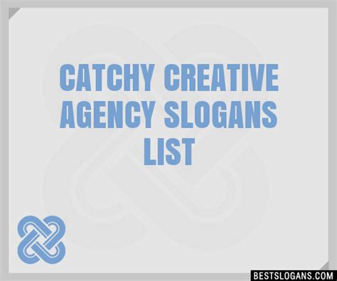 Catchy Creative Agency Slogans Generator Phrases Taglines