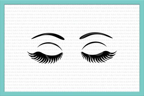 Eyelashes Makeup Svg Cutting File By K Design Bundles