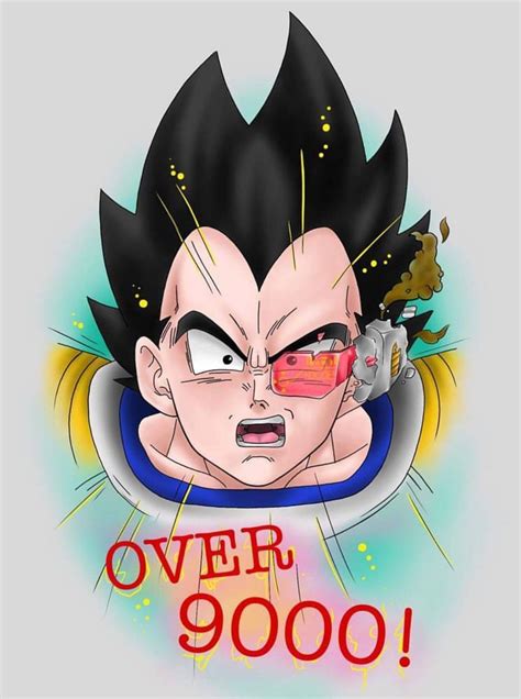 The 'it's over 9000' scene from dragon ball z's saiyan saga is almost certainly the most widely known scene among the series' western audience. Vegeta - Over 9000 Tattoo, Dragon Ball Z | Dragon ball, Anime