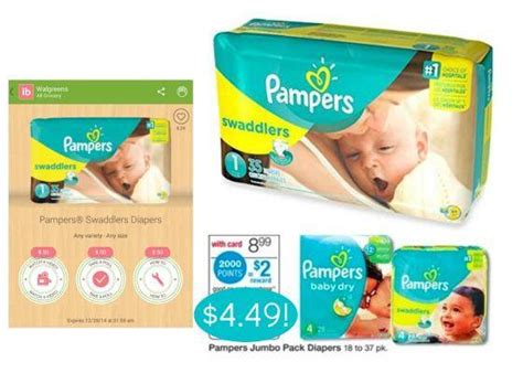 Pampers Swaddlers Diaper Coupon 449 At Walgreens