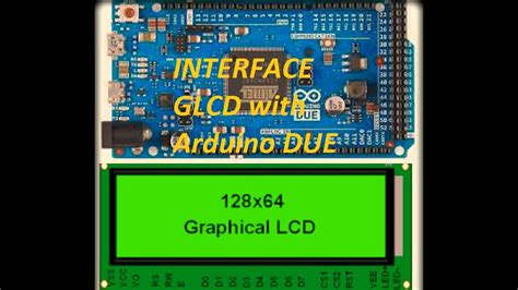 How To Interface Graphic Lcd Display With Arduino Due Youtube