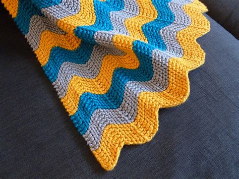 Knitting Patterns Galore Cuddly Chevron Baby Blanket