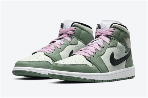 Air Jordan 1 Mid Se Dutch Green Cz0774 300 Release Date Info Sneakerfiles