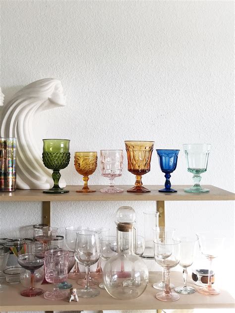Simplychi Mismatched Collection Of Glasses Set Of 6