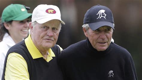 Gary Player And Jack Nicklaus Tee Shot Gets Competitive Youtube