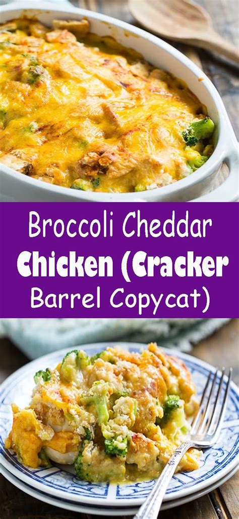 More images for cracker barrel copycat broccoli cheddar chicken » Pin on Recipes