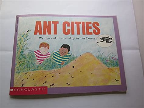 Ant Cities By Dorros Arthur Good Soft Cover 1989 1st Edition The