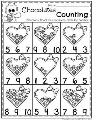 valentines worksheets planning playtime valentine worksheets math
