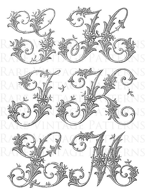 Hand Embroidery Patterns Letters Embroidery Alphabet Crewel