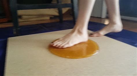 Kay Pop Stuck Barefoot In Ultra Sticky Glue Trap Frankie West