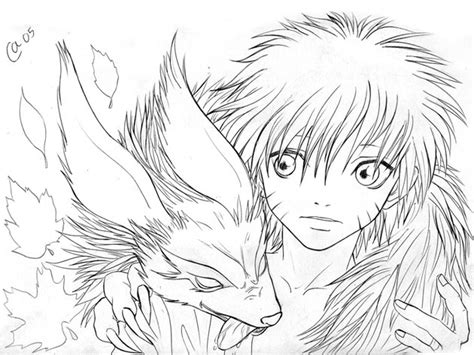 Naruto And His Demon Fox By Autumn Sacura Fanart Central