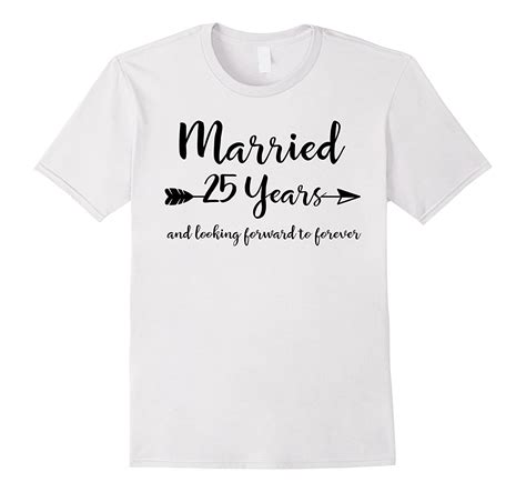 Makes for a very unique and thoughtful gift for a happy couple celebrating their 30th wedding anniversary. 25th Wedding Anniversary Gifts for Him Her Couples T-Shirt ...