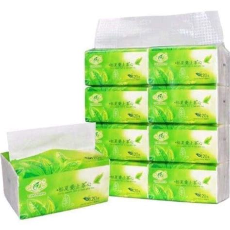 Sheets TC Organic Green Tea Facial Tissue Paper Towel Ply Lazada PH