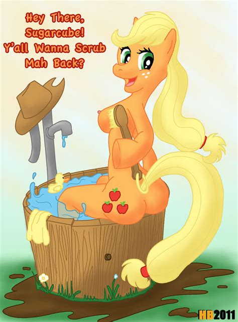 Rule 34 Applejack Mlp Earth Pony Equine Female Female Only