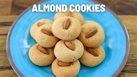 Almond Cookies Soft And Chewy The Cooking Foodie