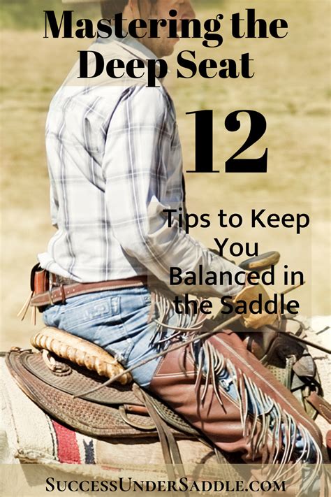 How To Sit Balanced And Deep In The Saddle Horse Riding Tips