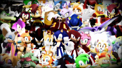 All Sonic Characters By Officialnexion On Deviantart
