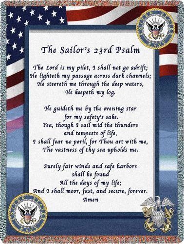 Personalized Us Navy Poem Military Inspirational Tapestry Throw Navy