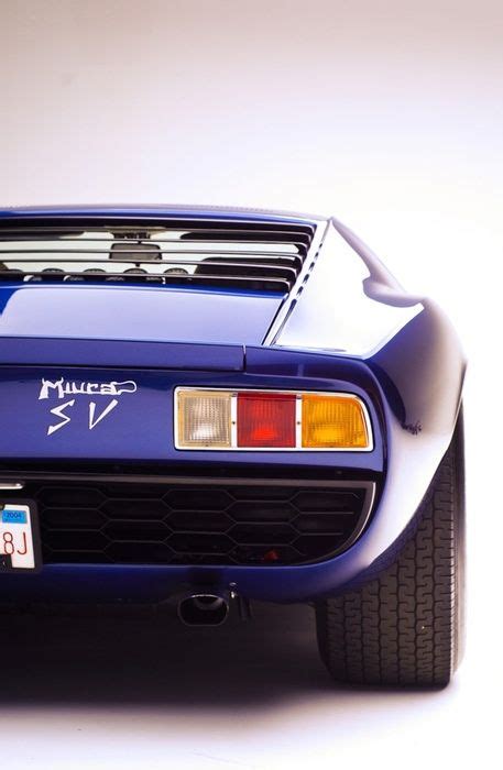 Miura SV Possibly One Of The Most Beautiful Cars Ever Made Sports