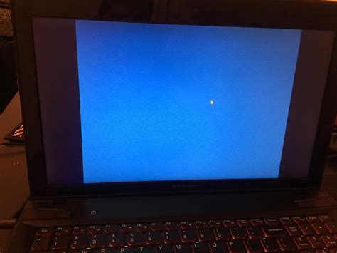 The screen just goes blank after showing logo. Computer boots then goes black/blue with cursor - Windows ...