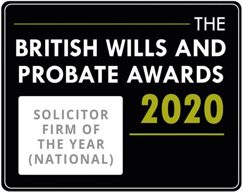 Winners 2020 The British Wills And Probate Awards