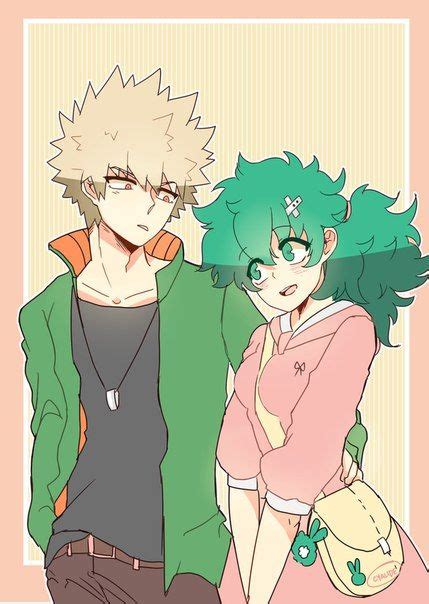 katsuki x fem izuku het my hero academia episodes hero anime poses reference