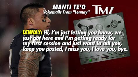 Manti Te O Releases Voicemails From Lennay Kekua