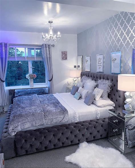 bedroom goals tag someone who would love this bedroom luxurious bedrooms silver bedroom