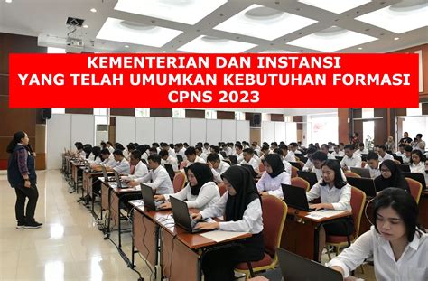 Resmi Berikut Daftar Kementerian Dan Instansi Yang Telah Umumkan