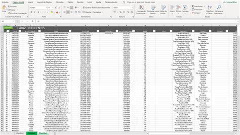 Planilha Cadastro de Clientes Excel Vba Excel Avançado