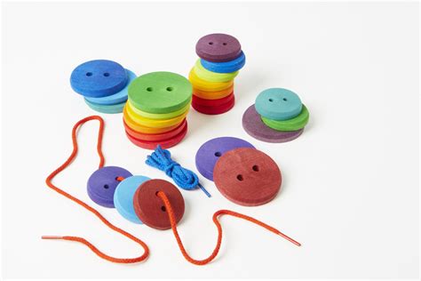 Grimms Thread Game Large Buttons Conscious Craft