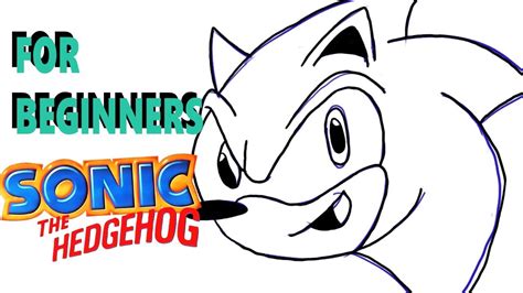 Draw Sonic The Hedgehog Face Tutorial Youtube