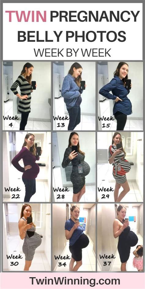 Twin Pregnancy Belly Week By Week Photos Artofit