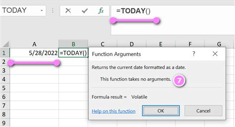 How To Use Today Function In Excel With Example Excelrow