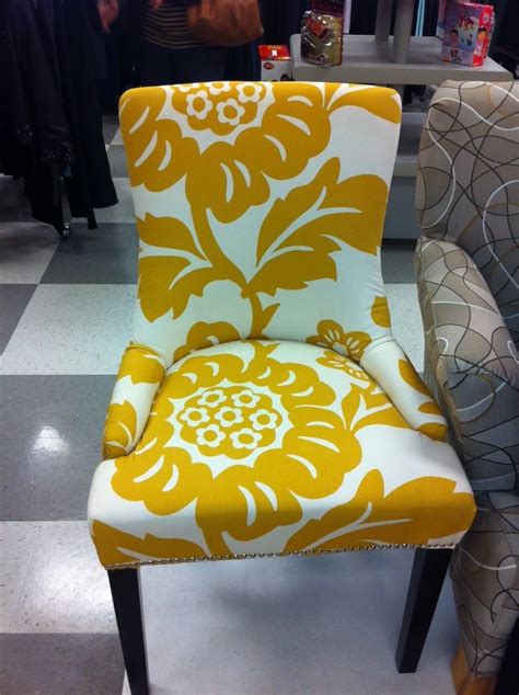 See what makes us the home decor eat al fresco in comfort. The dining chair- Weekend Finds! | Yellow accent chairs ...