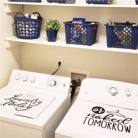 Laundry Room Decal Laundry Today Or Naked Tomorrow Etsy