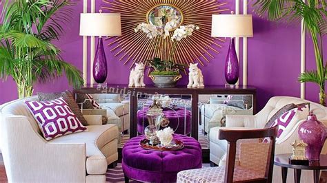 Purple Living Room Design Ideas Sophisticated Interiors Purple
