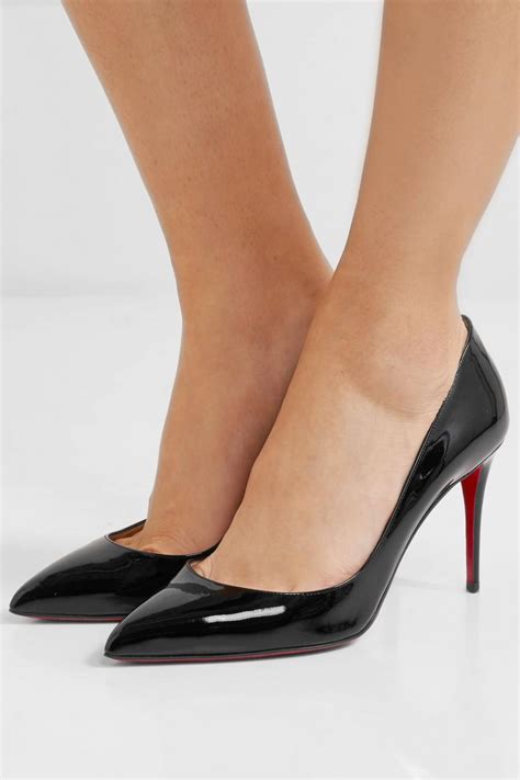 Christian Louboutin Womens Pigalle Follies 85 Patent Leather Pumps
