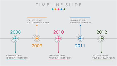Powerpoint Timeline Slide Template For Your Needs