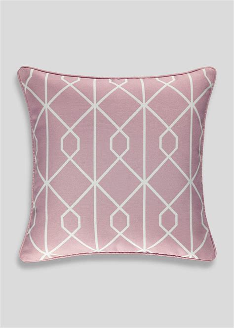 Geometric Cushion (46cm x 46cm) - Pink | Geometric cushions, Geometric, Cushions